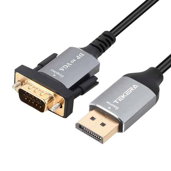 6ft 1.8M DisplayPort Display Port DP Male to VGA Male 1080P Cable Gold Plated