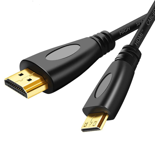 Mini HDMI to HDMI Cable V1.4 3D with Ethernet HD 1080p (HDMI Type-A to Type-C)