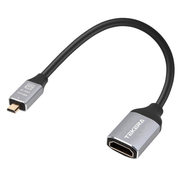 Micro HDMI to HDMI Adapter HDMI 2.0 Type D to Type A Cable 4K@60Hz