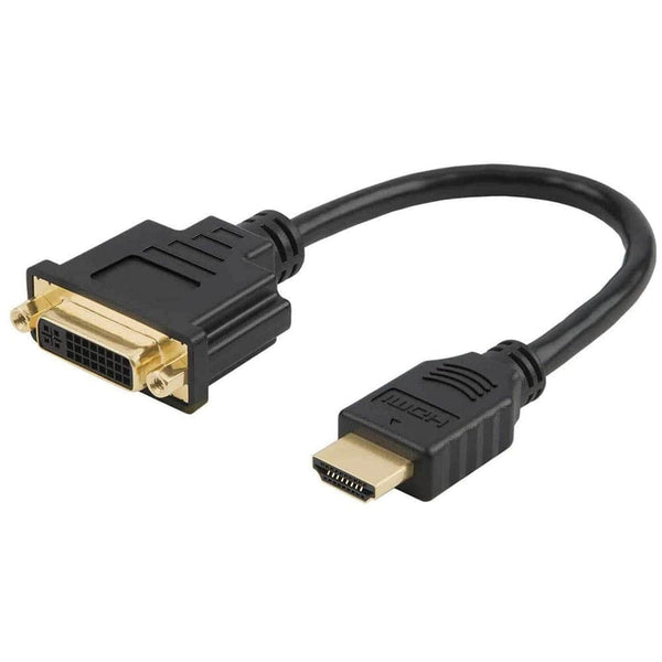 HDMI Male to DVI-I Female Converter PC TV HD HDTV Display Adapter Cable 30CM