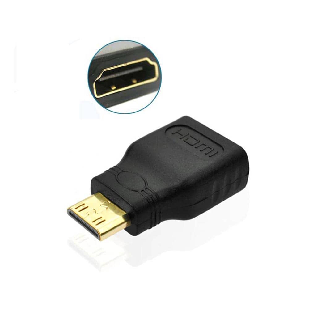 Mini HDMI Male to HDMI Female Adapter Converter Connector