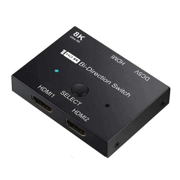 8K HDMI 2.1 Switch Bi-directional 1X2 or 2X1 Switcher Splitter 8K@60Hz 4K@120Hz