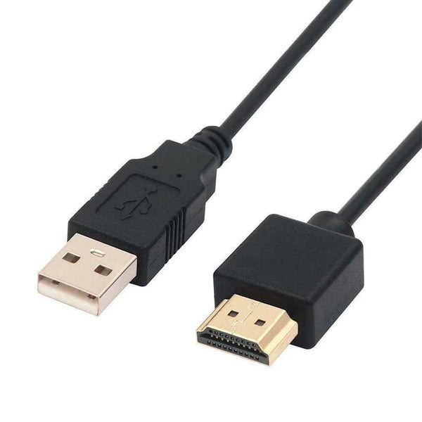 USB To HDMI Male Power Supply Connector Adapter Cable