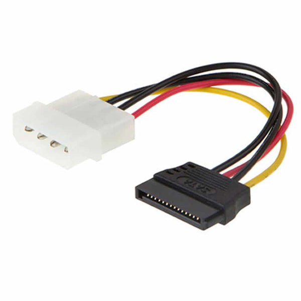 4 Pin IDE Molex to SATA Power Cable for HDD DVD CD ROM Drive