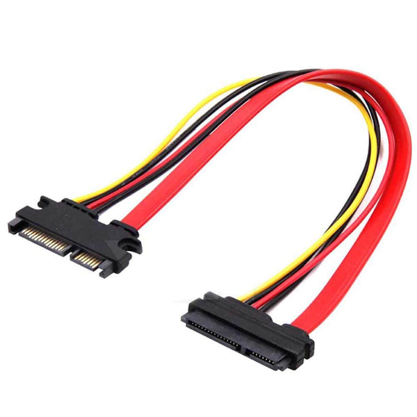 SATA 22Pin 7P+15P SATA Extension Cable Male to Female