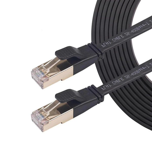 CAT 8 Ethernet Cable High Speed 40Gbps 2000MHz Network Flat Cord