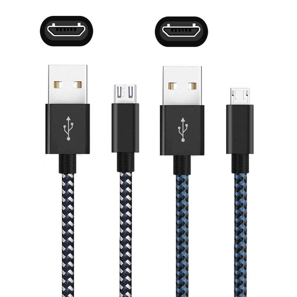 Strong Braided Micro USB Data Charger Cable Cord For Android Samsung 1M