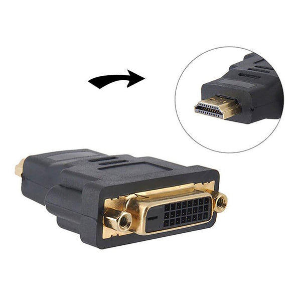 24+1 DVI Female To HDMI Male Plug Converter Adapter for HDTV