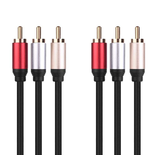 AV Audio Video Composite Cable 3RCA to 3 RCA M/M Cord