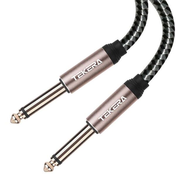 mono 6.35mm 1/4" jack Male to Male Guitar Audio Cable Amplifier 6.35mm Cable