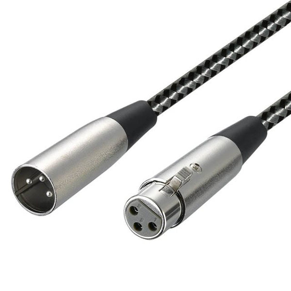 Balanced Microphone Cable XLR Patch Lead Male to Female Extension Mic cord