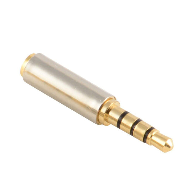 2.5mm Female to 3.5mm Male Stereo Audio Adapter Headphone AUX Jack