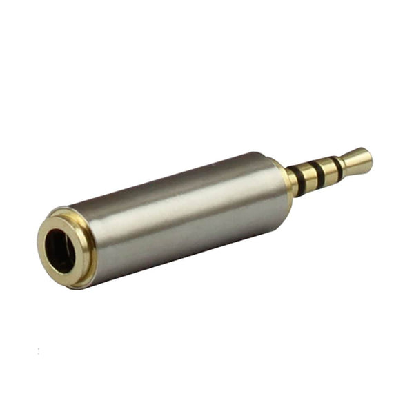 3.5mm Female to 2.5mm Male Stereo Audio Headphone Jack Plug Adapter