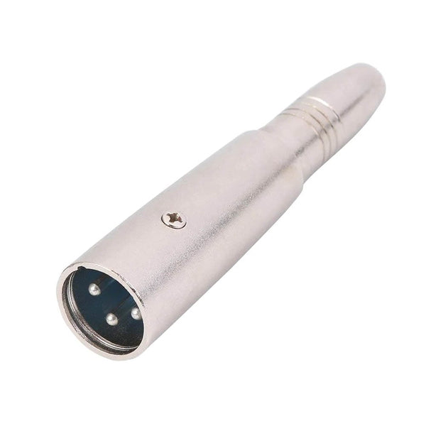 XLR MALE to STEREO TRS 6.35mm 1/4" FEMALE - Audio Adapter