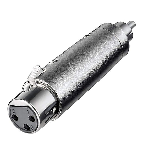 XLR Female To RCA Male Adapter XLA Cable Audio Connector Switcher Joiner