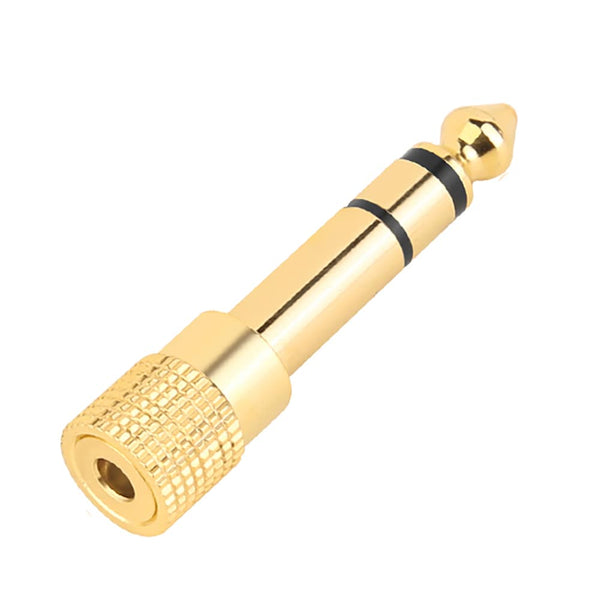 6.35mm 1/4 Male to 3.5mm 1/8 Female Stereo Headphone Adapter