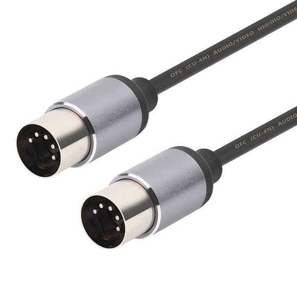 5 Pin DIN Male Audio MIDI to MIDI Cable