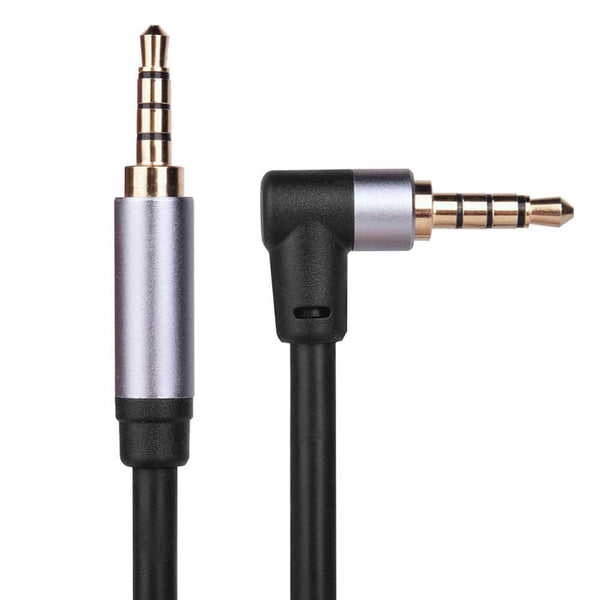 4 Pole 3.5mm Male to Male Stereo Audio AUX Cable Cord