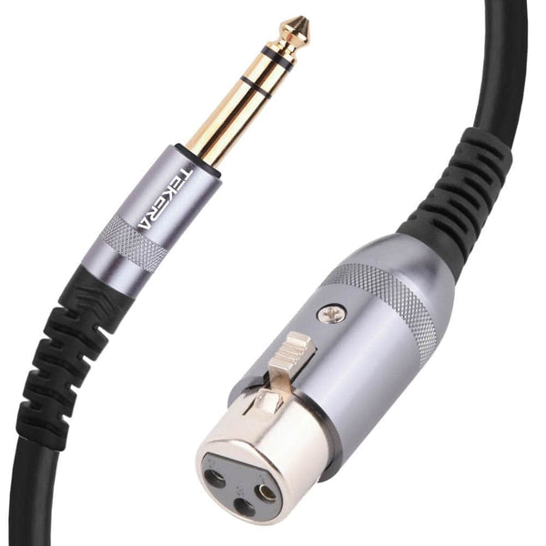 TEKERA XLR Female to 1/4 Inch 6.35mm TRS Plug  Interconnect  Extension Cable AU